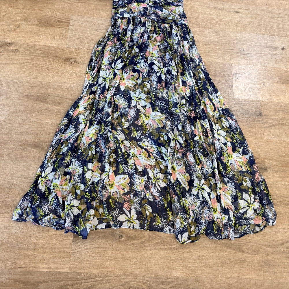 Ruched Waist Boho Maxi Lovette Dress Tanya Taylor - Picture 14 of 14